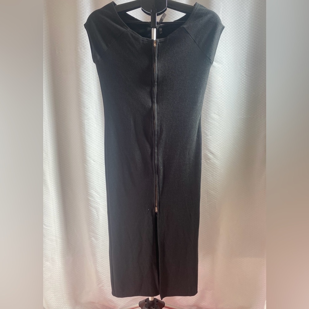 NWT Fashion Q Elegant Black Women's Dress, Size L​ - Picture 2 of 11